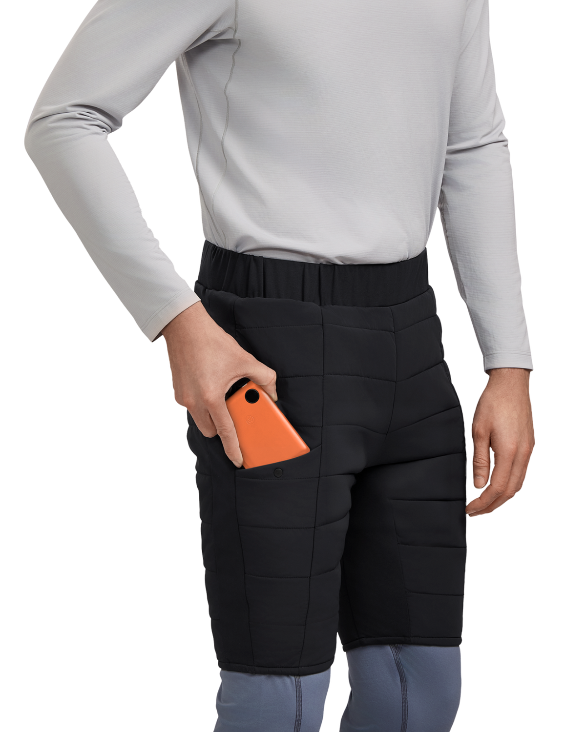 Sagney™ Heated Puffer Shorts with ewool® 10 for men